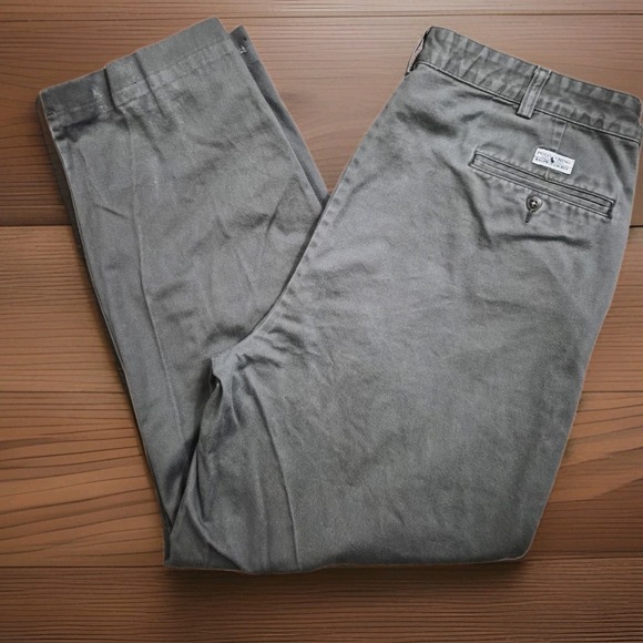 Polo Ralph Lauren Other - Vintage Polo Ralph Lauren Pleated Chino Pants Men's 38x30 Gray 100 Cotton